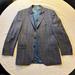 Burberry Suits & Blazers | Burberry Plaid Mens Blazer Blue/Grey Size: 38s | Color: Blue/Gray | Size: 38s