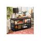 3 Tiers Side End Coffee Table TV Entertainment Unit Stand Living Room Furniture