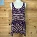 Free People Tops | Euc Intimately Free People Tiered Ruffled Lace Tank Slip Dress Top Tunic Large | Color: Pink/Purple | Size: L