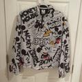 Disney Jackets & Coats | Disney Mickey Mouse Jacket Top Zipper Size Medium | Color: Black/White | Size: M
