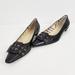 Burberry Shoes | Burberry Black Leather Kitten Heels Size 8.5 38.5 Buckle Shoes Black Flats Plaid | Color: Black | Size: 8.5