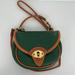 Dooney & Bourke Bags | Dooney And Bourke Green Pebble Leather Vintage Cavalry Belt Bag Mini Crossbody | Color: Brown/Green | Size: Os