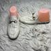 Gucci Shoes | Gucci Princeton White Slipper Slide 38 | Color: White | Size: 8