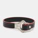 Louis Vuitton Accessories | Louis Vuitton Black Leather Silver Tone Archive Bracelet | Color: Black | Size: Os