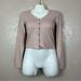 American Eagle Outfitters Sweaters | American Eagle Soft Sexy Plus Long Sleeve Bottoms Down Cropped Cardigan Sz Xs | Color: Pink | Size: Xs