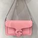 Coach Bags | Coach Tabby Chain Clutch Polished Pebble Leather/Silver/Vivid Pink | Color: Pink | Size: Os