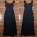 Free People Dresses | Free People Beach Size Large Black Eleni Bodycon Midi Maxi Dress | Color: Black | Size: L