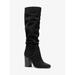 Michael Kors Shoes | Michael Michael Kors Leigh Suede Boot 9.5 Black New | Color: Black | Size: 9.5