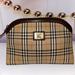 Burberry Bags | Authentic Burberry Clutch/Cosmetic Bag, Pre-Loved In Excellent Condition. | Color: Red/Tan | Size: Os
