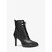 Michael Kors Shoes | Michael Michael Kors Kyle Leather Lace-Up Boot 9 Black New | Color: Black | Size: 9