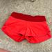 Lululemon Athletica Shorts | Lululemon Speed Short Flare True Red Women's Sz 4 | Color: Pink/Red | Size: 4