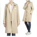 Burberry Jackets & Coats | New Burberry Trench Coat Detachable Hood Shape-Memory Taffeta Car Coat | Color: Red | Size: 8