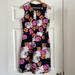 J. Crew Dresses | J Crew Navy Tweed Floral Sleeveless Dress Size 4 | Color: Blue/Pink | Size: 4