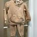 Adidas Matching Sets | Adidas Toddler Sweatsuit; Pullover Hoodie + Matching Pant. Size 2t. | Color: Tan | Size: 2tb