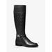 Michael Kors Shoes | Michael Kors Outlet Kincaid Embossed Riding Boot 6.5 Black New | Color: Black | Size: 6.5