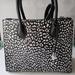 Michael Kors Bags | Michael Kors Mercer Bag In Animal Print | Color: Black/White | Size: 12.5x10.5x5.5