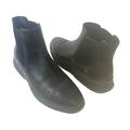 Coach Shoes | Coach Black Leather Men's Casual Comfort Ankle Boots Us 12 Slip On Chelsea Shoes | Color: Black | Size: 12