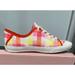 Kate Spade Shoes | Kate Spade New York Women's Tennison Sneakers - Pink Madras 5.5m | Color: Pink/White | Size: 5.5