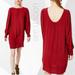 Anthropologie Dresses | Anthropologie See U Soon Shift Dress Red S | Color: Red | Size: S