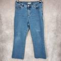 Levi's Jeans | Levis 512 Jeans Womens 14 Blue Perfectly Slimming Boot Cut High Rise Distressed | Color: Blue | Size: 14