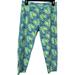 Disney Pants & Jumpsuits | Disney Parks Skinny Leg Pull On Mosaic Tile Mickey Mouse Print Leggings Crop S | Color: Blue/Green | Size: S