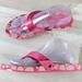 Coach Shoes | Coach Dark Pink Signature Thong Sandals Women's Size 8b | Color: Pink | Size: 8