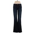 Joe's Jeans Jeans - Low Rise: Blue Bottoms - Women's Size 28 - Dark Wash