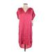 Velvet by Graham & Spencer Cocktail Dress - Popover: Burgundy Dresses - New - Women's Size Small