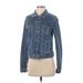 Ann Taylor LOFT Denim Jacket: Blue Jackets & Outerwear - Women's Size Small