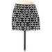 Zara Formal Skirt: Black Aztec or Tribal Print Bottoms - Women's Size X-Small