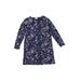 Crewcuts Outlet Dress: Blue Floral Motif Skirts & Dresses - Kids Girl's Size 6