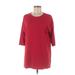 J.Jill Long Sleeve T-Shirt: Red Tops - Women's Size Medium Petite
