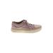 Vans Sneakers: Pink Solid Shoes - Women's Size 5 1/2 - Round Toe