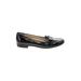 Enzo Angiolini Flats: Slip-on Chunky Heel Work Black Solid Shoes - Women's Size 6 - Almond Toe