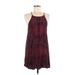 Forever 21 Casual Dress - Shift: Burgundy Marled Dresses - Women's Size Medium