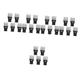 FRCOLOR 25 Pcs Hair Dryer Comb Blow Dryer Nozzle Hair Dryer Diffuser Dryer Nozzle Replacement Blow Dryer Comb Attachment Hair Blow Dryer Hair Dryer Nozzle Comb Hair Comb Modeling Plastic