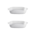 Ceramic Oven Baking Dishes,Oven Baking Dish,8.8 Inches Pie Pan, Porcelain Oven Dishes, Pie Plate, Non-Stick Quiche Dish for Cooking, Set of 2,B (Color : E)