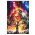 Cosmic Tree of Life Puzzles 1000 Pieces Jigsaw Puzzles For Teens And Adults - Cosmic Tree of Life Wooden Jigsaw Puzzle Family Activity Jigsaw Puzzles Educational Games （78×53cm）