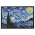 IKEA BJÖRKSTA Picture with Frame, 118x78 cm, Starry Night/Black