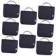 MAGICLULU 8 Pcs Hanging Cosmetic Bag Portable Makeup Organizer Waterproof Makeup Toiletry Travel Bag Travel Makeup Bags Suitcases Organizer Bags Makeup Case with Hook Storage Box Grid