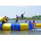 DameCo Outdoor Inflatable Trampoline, Inflatable Water Trampoline with Slide, Swimming Pool Trampoline Leisure Water Trampoline Floating Trampoline with Air Pump,16.4Ft interesting