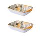 Ceramic Oven Baking Dishes,Oven Baking Dish,Casserole Dish Ceramic Baking Dish Rectangular Baking Dishes for Oven Ceramic Bakeware with Handles Durable Nonstick Large Lasagna Pan for Cooking, Cake Din