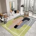 Boys Rugs For Bedroom Dining room rectangular carpet bedroom carpet green gray carpet anti slip mat for rugs Desk Chair Mat For Carpet Playroom Rug 120X180CM