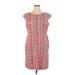 Alex Marie Casual Dress - Sheath: Red Print Dresses - Women's Size 16