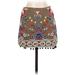 Altar'd State Casual Mini Skirt Mini: Brown Print Bottoms - Women's Size X-Small