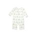 Kissy Kissy Long Sleeve Onesie: White Bottoms - Size 6-9 Month