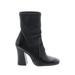 Stuart Weitzman Boots: Black Print Shoes - Women's Size 7 1/2 - Almond Toe