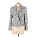 St. John Blazer Jacket: Short Gray Jackets & Outerwear - Women's Size 12