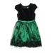 Jona Michelle Special Occasion Dress: Black Color Block Skirts & Dresses - Kids Girl's Size 12