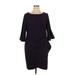 Alex Evenings Casual Dress - Sheath: Black Solid Dresses - Women's Size 16